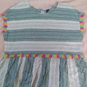 Multicolored top, size L, from shein.